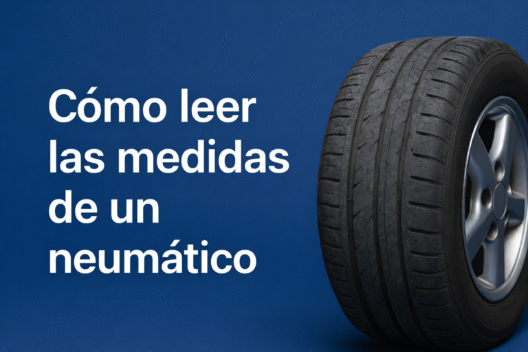 Como leer las medidas de un neumático