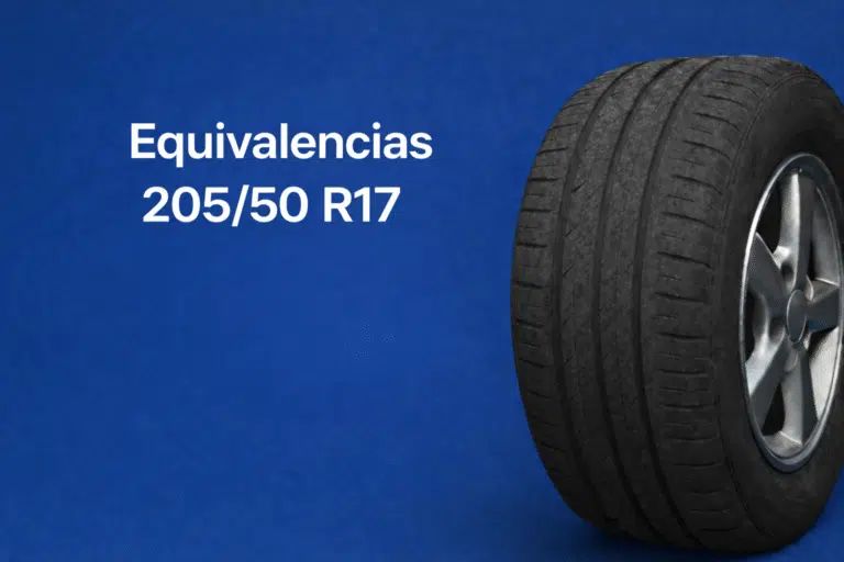 Equivalencias 205/50 R17