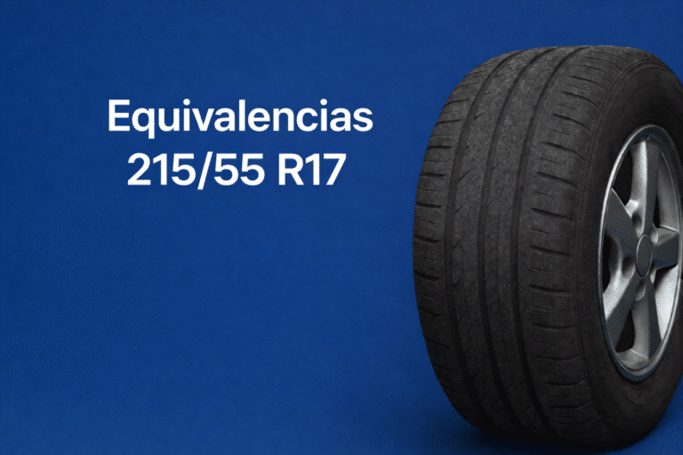 Equivalencias 215/55 R17