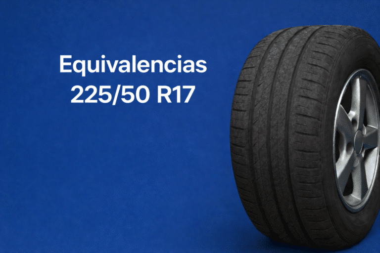Equivalencias 225/50 R17