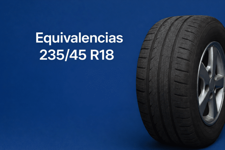 Equivalencias 235/45 R18