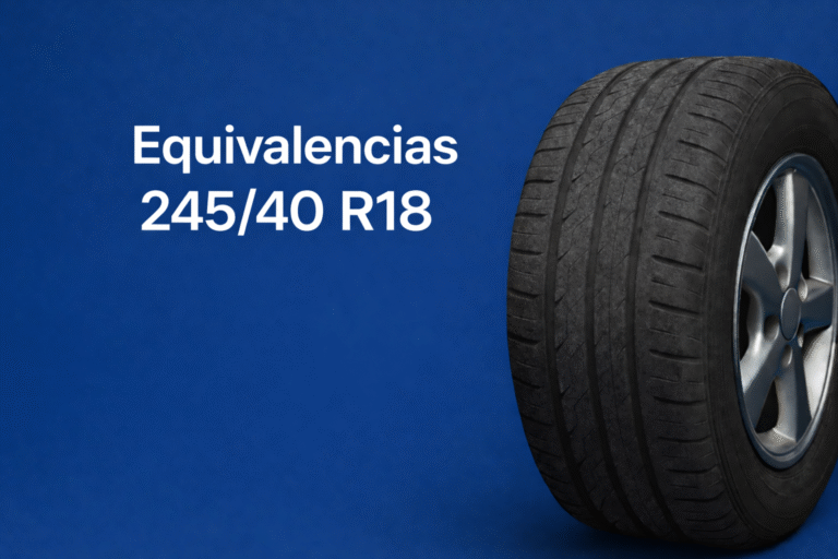 Equivalencias 245/40 R18