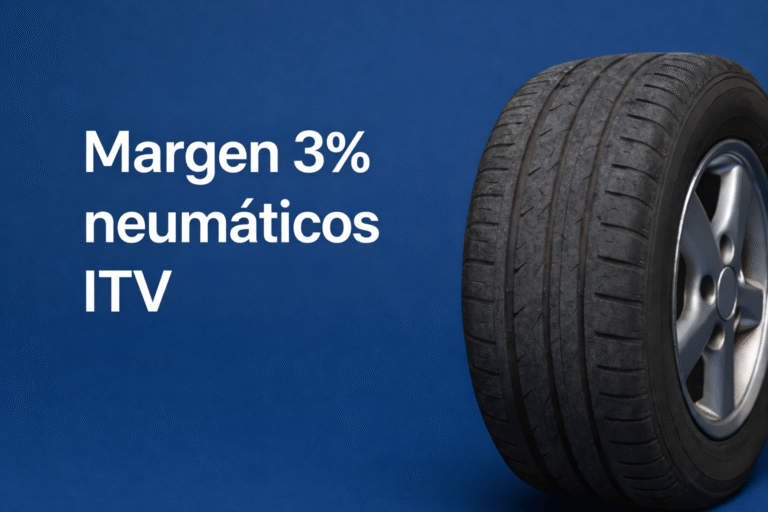 Margen 3% neumáticos ITV