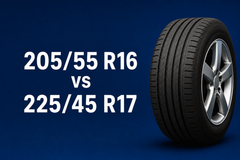 205/55 R16 vs 225/45 R17