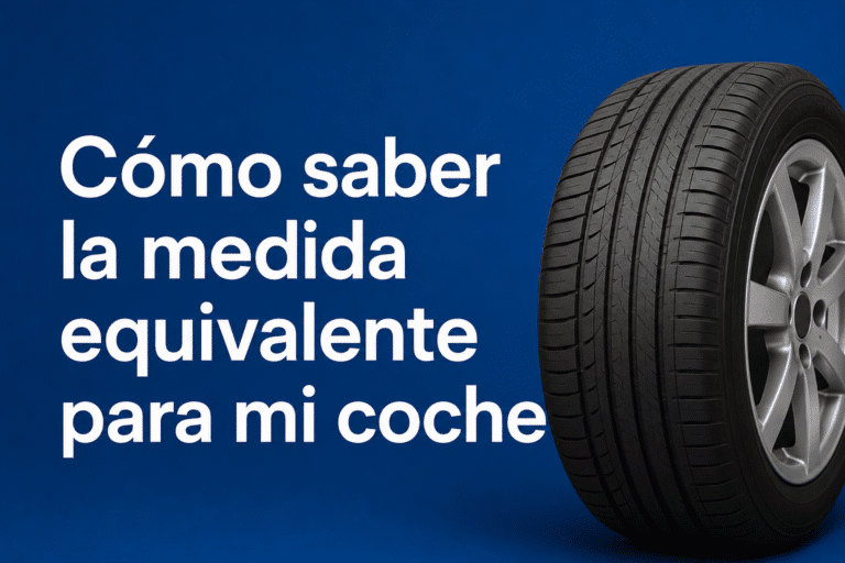 Cómo saber la medida equivalente para mi coche