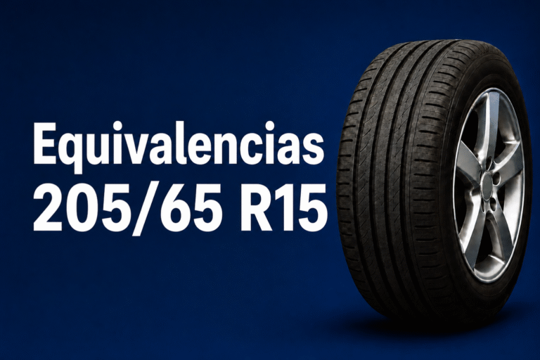 Equivalencias 205/65 R15