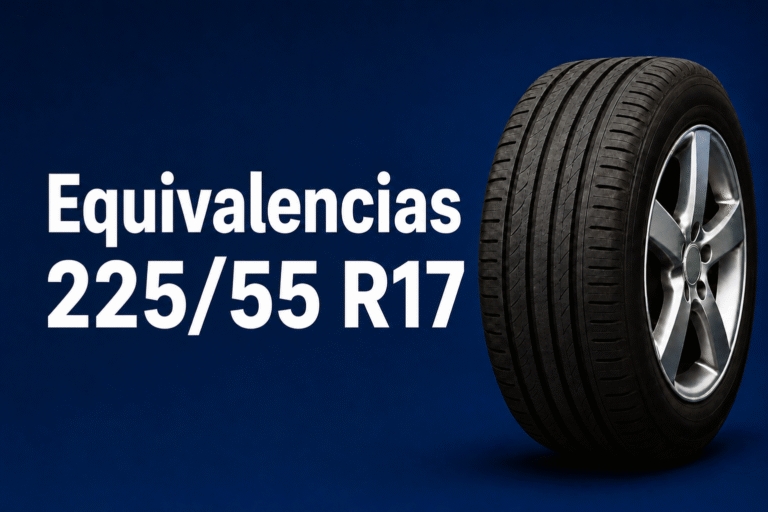 Equivalencias 225/55 R17