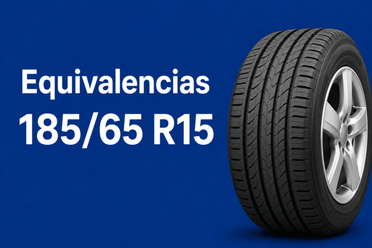 Equivalencias 185/65 R15