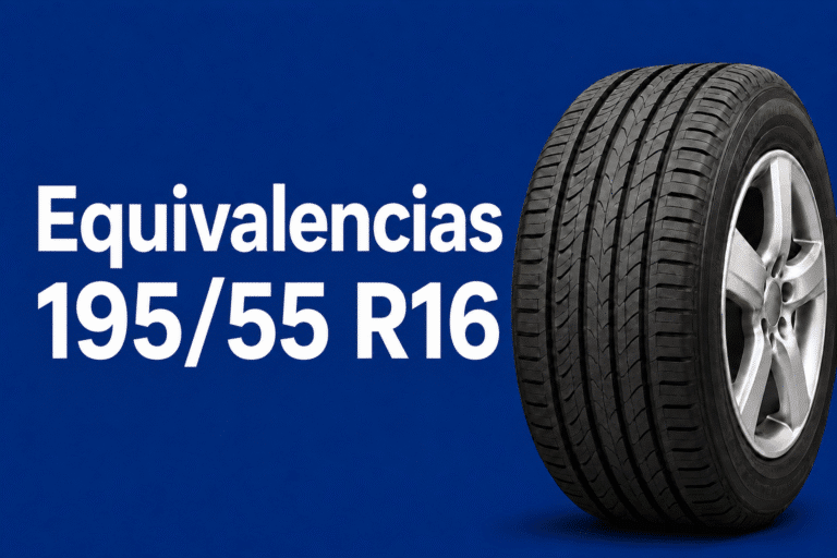Equivalencias 195/55 R16