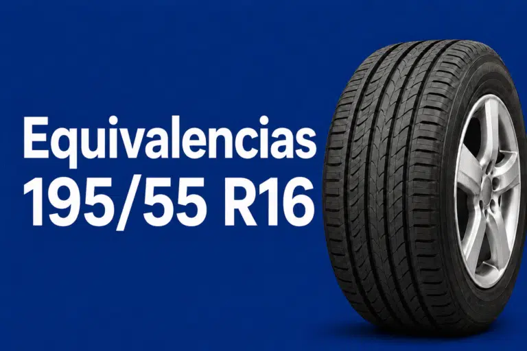 Equivalencias 195/55 R16